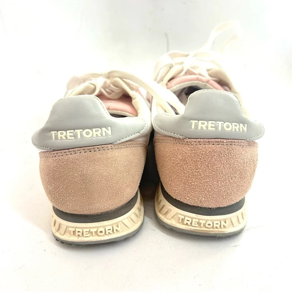 Tretorn Rawlins Retro Casual Jogger Sneakers in Blush White Size Women’s 9 EUC